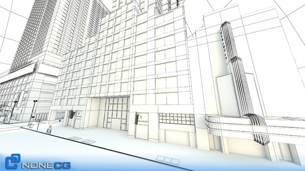 3d model new york broadway 7th - NYC Broadway - 7th Avenue Set 2... by NONECG